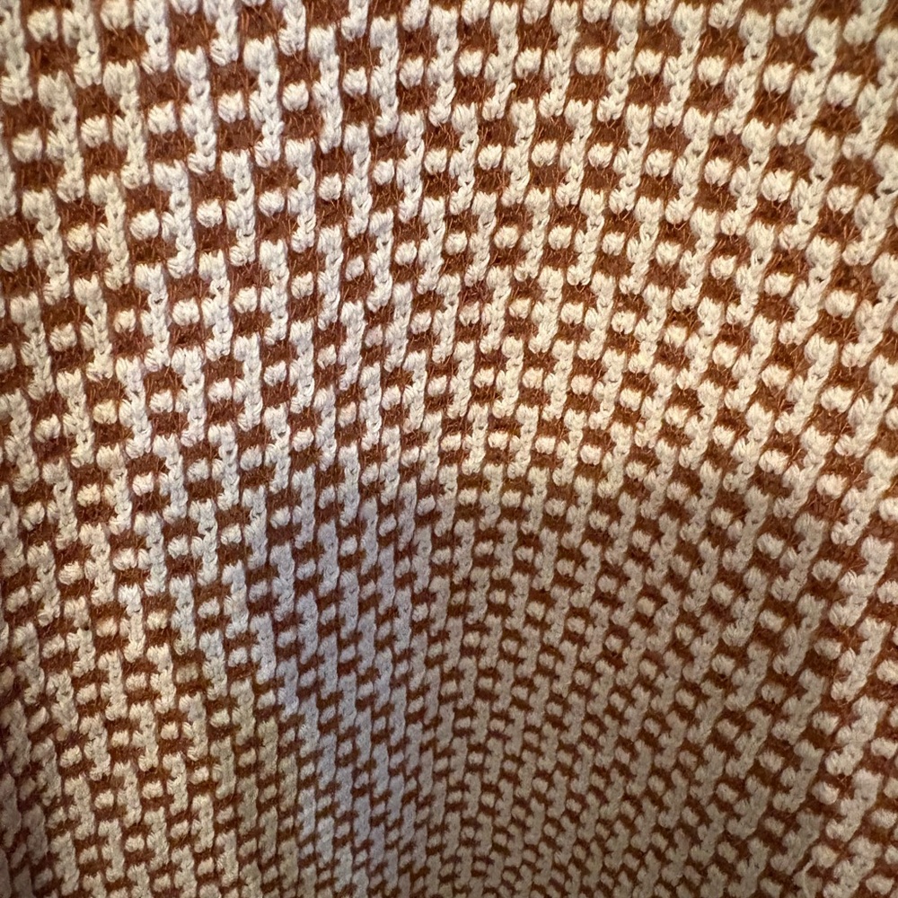 Umgee Brown and Cream Knit Sweater - Picture 4 of 4